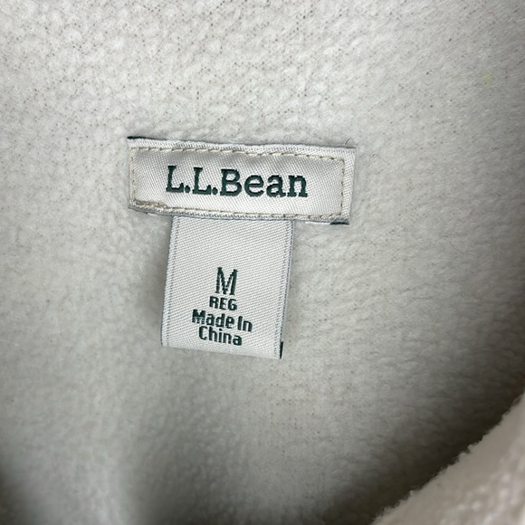 LL Bean Fleece Lined Scotch Plaid Flannel Shirt Shacket Medium - Picture 8 of 10